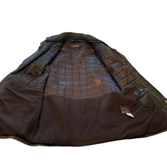 Danier Men's Dark Brown Leather Jacket w/detachable hood.Size 40/Medium - Picture 2 of 16